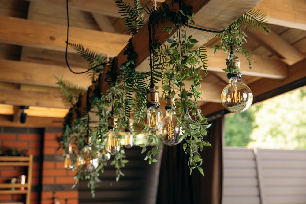 Girlanda ogrodowa na taras