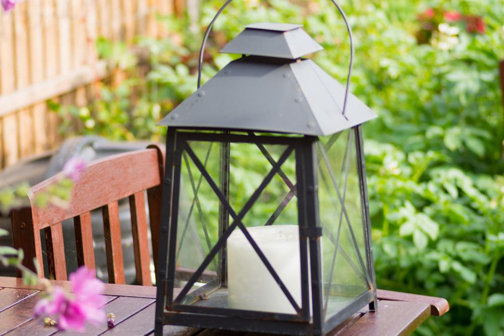 Lampion do ogrodu