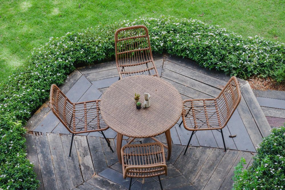 Stół ogrodowy okrągły