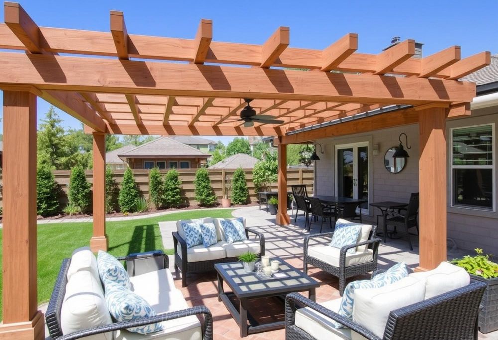 Pergola tarasowa aluminiowa